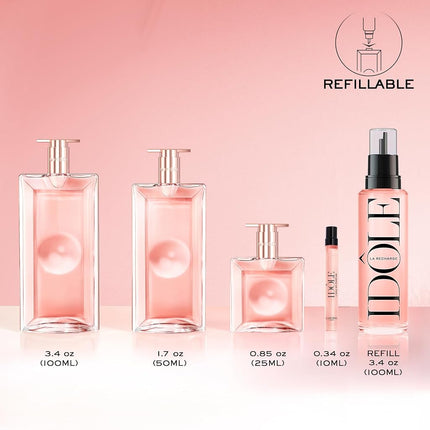Lancôme Idôle Eau de Parfum - Long Lasting Fragrance with Notes of Bergamot, Jasmine & Vanilla - Idôle's First Fresh & Floral Perfume For Women - 75ml