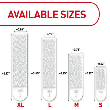 Command 20 lb XL Heavyweight Picture Hanging Strips 20 Pairs (40 Strips), Damage Free Hanging Picture Hangers, Heavy Duty Great for Home Decor, White Adhesive