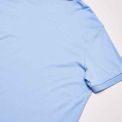 Nautica Men's Classic Fit Short Sleeve Solid Soft Cotton Polo Shirt Noon Blue
