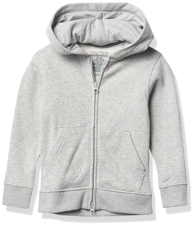 Nautica Boys' Sensory-Friendly Soft Full-Zip Hoodi
