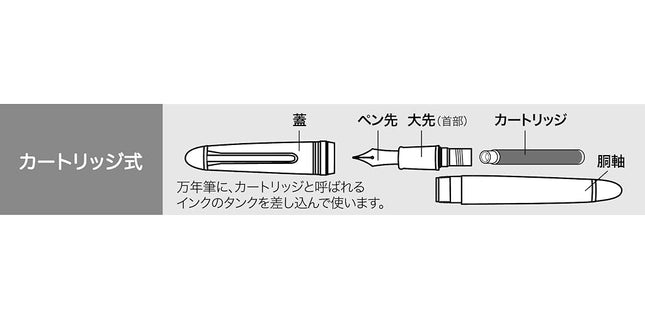 Sailor Fude De Mannen - Stroke Style Calligraphy Fountain Pen - Bamboo Green - Nib Angle 55 Degrees (11-0127-767)