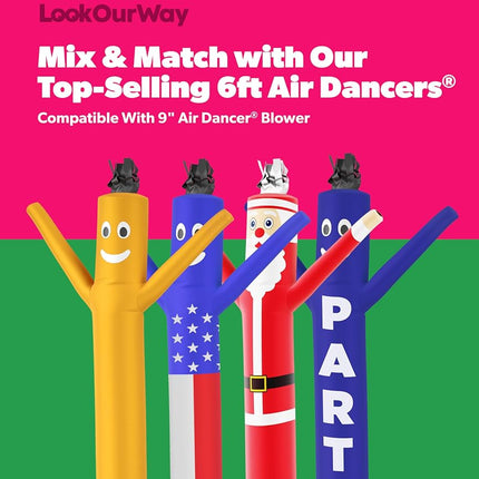 LookOurWay Air Dancers Inflatable Tube Man Set - 7 Feet Tall Wacky Waving Inflatable Dancing Tube Guy with 9-Inch Diameter Blower - Thanksgiving Holiday Promotion - Pilgrim