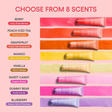 LANEIGE Lip Glowy Balm Berry, Hydrating Lip Balm with Murumuru Butter & Shea Butter,Lightweight Non-Sticky Glossy Finish, K-Beauty Lip Care,10g