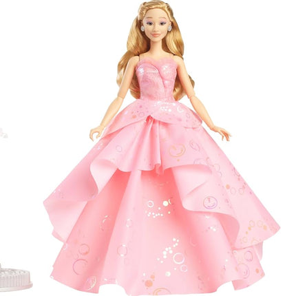 Mattel Universal Wicked Deluxe Glinda Fashion Doll & Accessories Including Crown & Scepter, Movie-Inspired Look with Posability