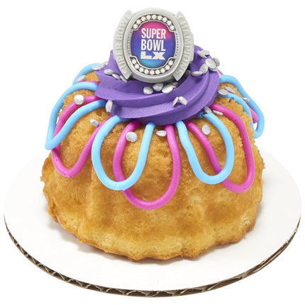DecoPac NFL Super Bowl LX Rings, Cupcake Decorations, Officially Licensed, Football Rings, Food Safe Cake Toppers – 24 Pack