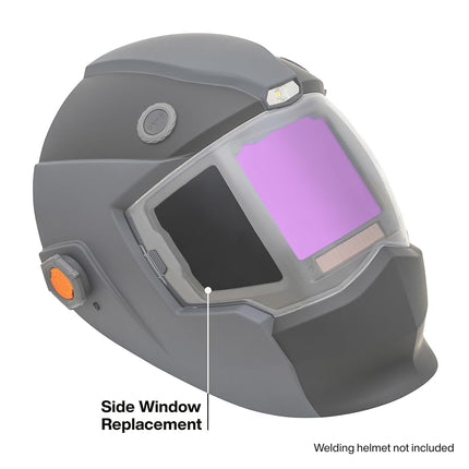 Klein Tools KWSIDEWIN Welding Helmet Side Window Replacement, Fixed Shade 9 Side Window, Welding Helmet Accessories