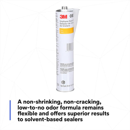 3M Urethane Seam Sealer, 08367, Black, 310 mL Cartridge