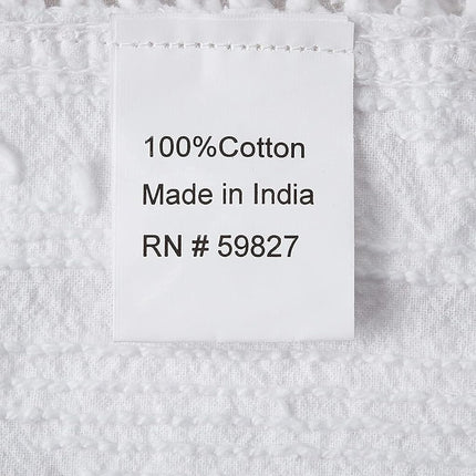 Beatrice Home Fashions Medallion Chenille Bedspread, Full, White