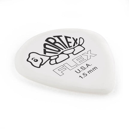 JIM DUNLOP 466R1.5 Tortex Flex Jazz III XL 1.5mm Guitar Pick - 72 Pack