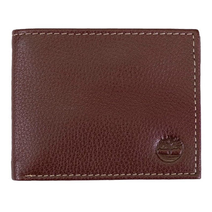 Timberland Men's Leather With Attached Flip Pocket Travel Accessory Bi Fold Wallet, Brown (Sportz), One Size UK