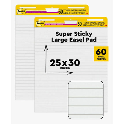 Post-it Easel Pad - 30 Sheets, 25 x 30 Inches - Great for Virtual Teachers and Students