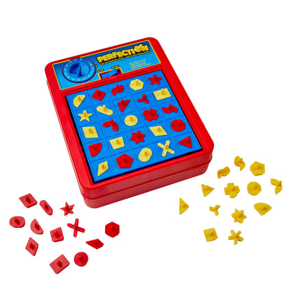 Hasbro Gaming Perfection Juego Plus Modo Duelo para 2 Jugadores Formas y Piezas que Saltan de 5 Años en Adelante (Exclusivo de Amazon)