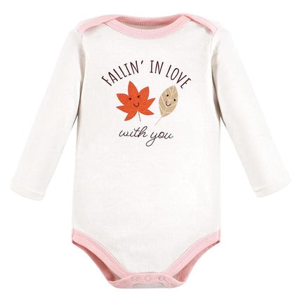 Hudson Baby mamelucos de algodón de manga larga unisex para bebé, Cream Fall, 0-3 meses