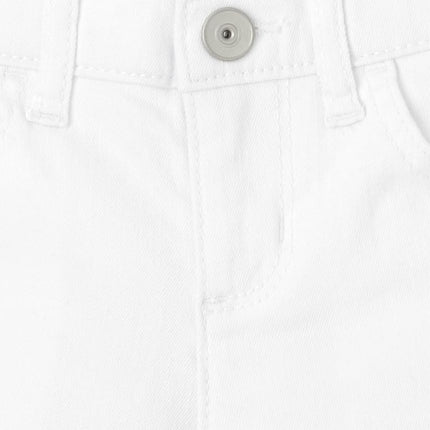 The Children's Place Short en jean pour filles, Blanc, 10
