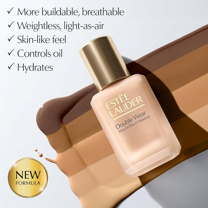 Estée Lauder Double New and Improved Wear Stay-in-Place Makeup | 36-Hour Long-Wear Matte Foundation, 30 ml