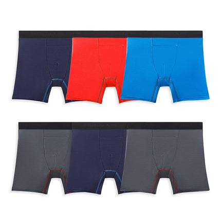 Fruit of the Loom Men's 4-Way Stretch Boxer Briefs
