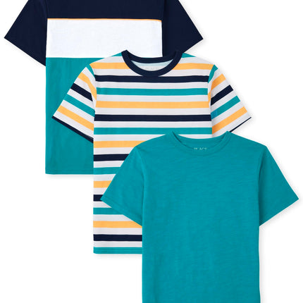 The Children's Place Boys' Short Sleeve Crew Neck 