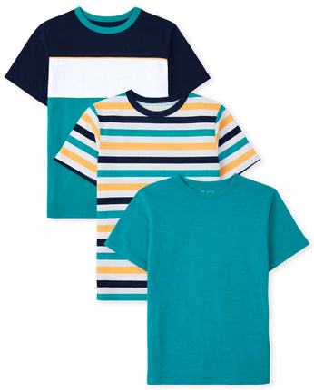 The Children's Place Boys' Short Sleeve Crew Neck 