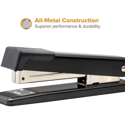 BOSTITCH Classic Metal Desktop Stapler, 6-Pack (B515-BLK-6PK)