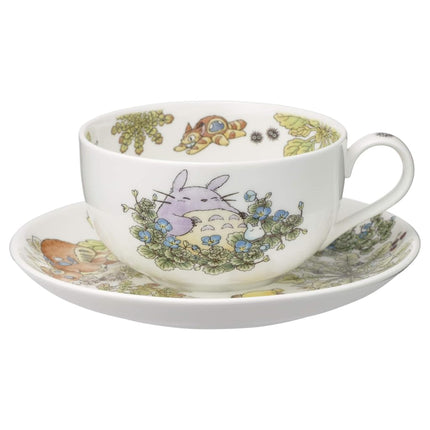 NORITAKE Studio Ghibli My Neighbor Totoro Bone China Porcelain Tea Cup with Saucer T97285A/4660-1