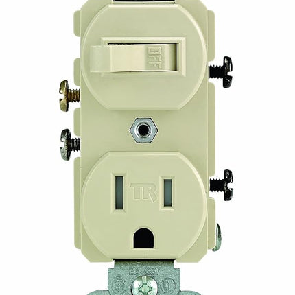 Leviton Combination AC Toggle Switch & Tamper Resi