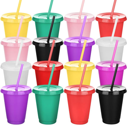 Sieral Cups with Straws and Lids Kids Tumbler with