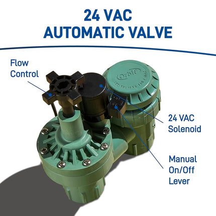 Orbit 57604 1-Inch FPT Anti-Siphon Valve with 3/4-Inch Reducer