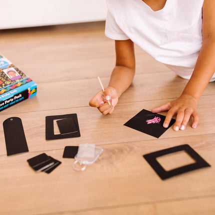 Melissa & Doug Scratch Art Deluxe Party Pack Craft Set
