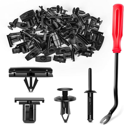 GOOACC 60PCS Fender Flare Rocker Moulding Clip Ass