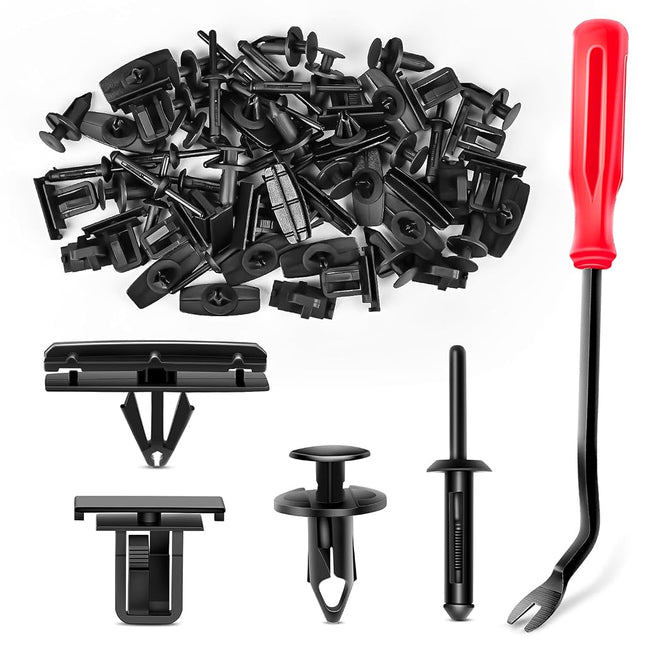 GOOACC 60PCS Fender Flare Rocker Moulding Clip Ass