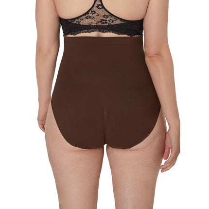 Maidenform womens Seamless Shapewear, Tummy Control High-waist Brief, Firm Control Shapewear Panty, Just Brown, XXL