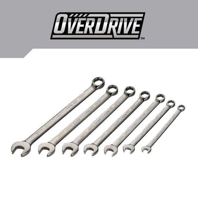 CRAFTSMAN OVERDRIVE 7-Piece Metric Wrench Set (CMMT87807)