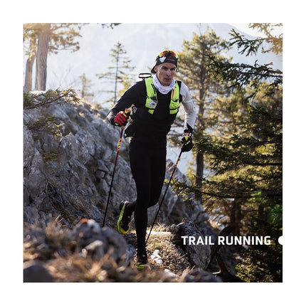 LEKI Ultratrail FX.One SL Trail Running Poles for Women & Men | Foldable Carbon | Ultra-Lightweight | Fixed Length
