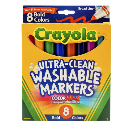 Crayola 8 Ct Bold Broad-Line Washable Markers