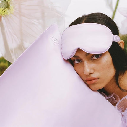 Slip Silk Contour Sleep Mask, Wildflower - Lash-Friendly Design