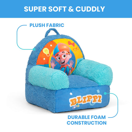 Delta Children - Blippi Cozee Buddy Kids Chair, Blue