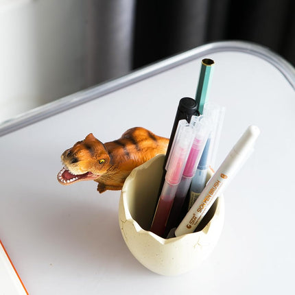 Banllis Dinosaur Pen Holder & Pencil Holder for Desk, Jurassic Park Decor
