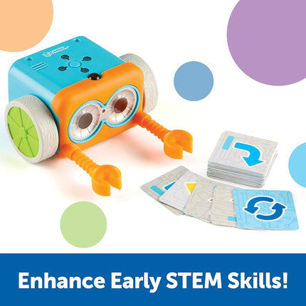 Learning Resources LER2936 Botley The Coding Robot, Coding STEM Toy, 45 Piece Coding Set, Ages 5+, Multicolor