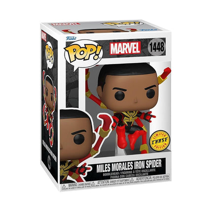 Funko POP! Marvel: Miles Morales Iron Spider - 1 in 6 Chance of Rare Chase