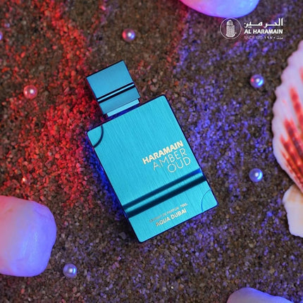 Amber Oud - Aqua Dubai by Al Haramain for Men - 3.33 oz Extrait De Parfum Spray