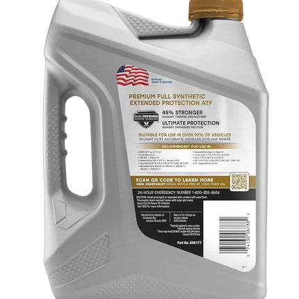 Valvoline Extended Protection Full Synthetic Automatic Transmission Fluid ATF 1 GA