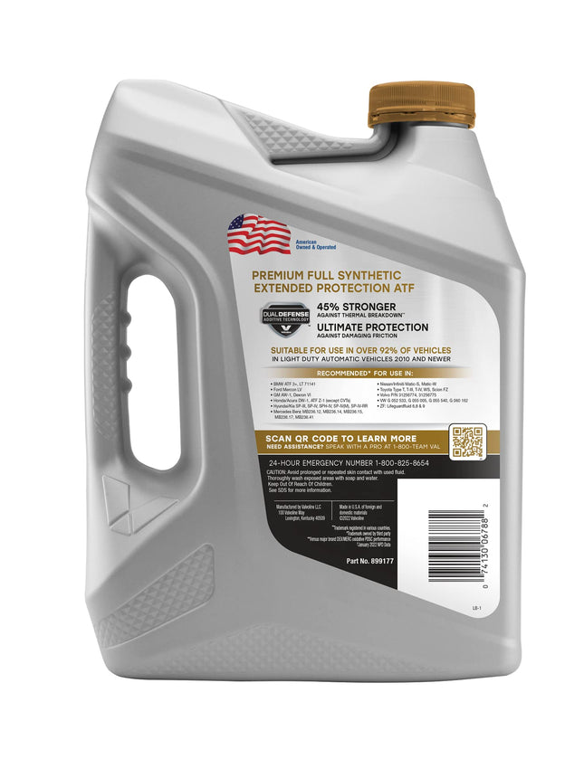 Valvoline Extended Protection Full Synthetic Automatic Transmission Fluid ATF 1 GA