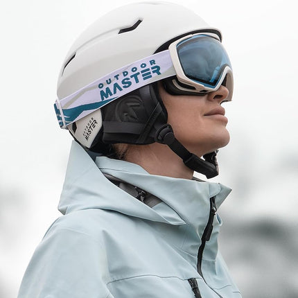 OutdoorMaster Ski Goggles with Cover, Anti-Fog OTG Snow/Snowboard Goggles