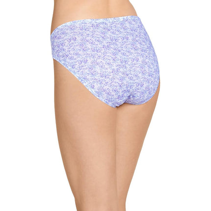 Jockey Women's Underwear Elance French Cut - 3 Pack, Midnight Iris/Bouquet Bloom/Frothy Blue, 5