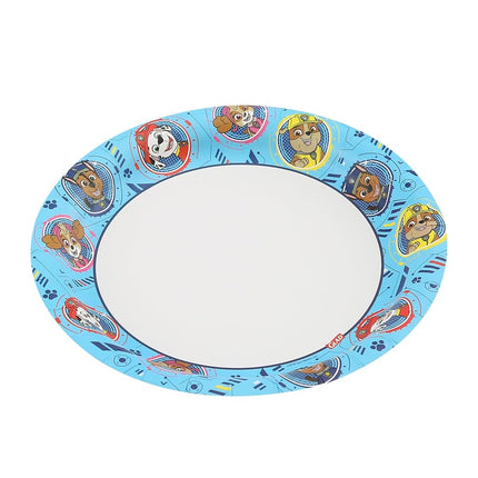 Glad for Kids Paw Patrol Paper Plates | Disposable Paw Patrol Plates for Kids | Heavy Duty Disposable Soak Proof Microwavable Paper Plates for All Occasions Core Pups Blue 7" Round Plates 200 ct