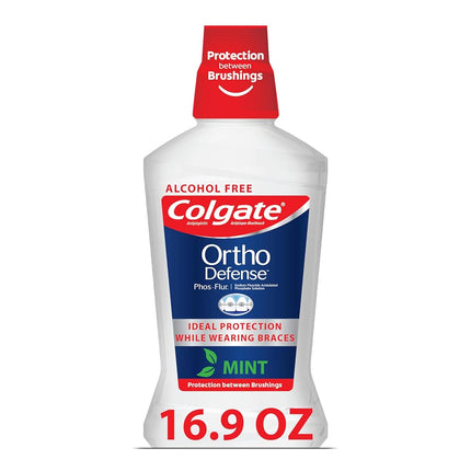 Colgate Phos Flur Anti Cavity Fluoride Rinse, Mint, 16.9 Ounce