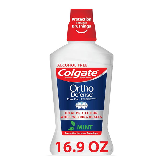 Colgate Phos Flur Anti Cavity Fluoride Rinse, Mint, 16.9 Ounce