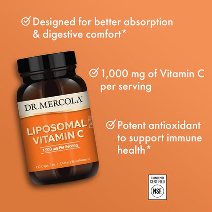 Premium Supplements, Liposomal Vitamin C, 1,000 mg - Dr. Mercola