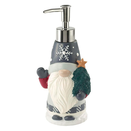 Avanti Linens Lotion Pump/Soap Dispenser Christmas Bathroom Decor, Multicolor