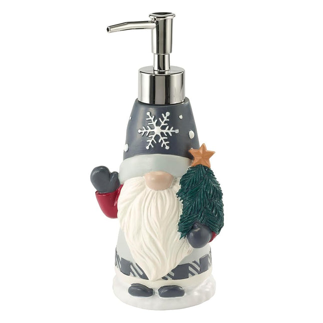 Avanti Linens Lotion Pump/Soap Dispenser Christmas Bathroom Decor, Multicolor
